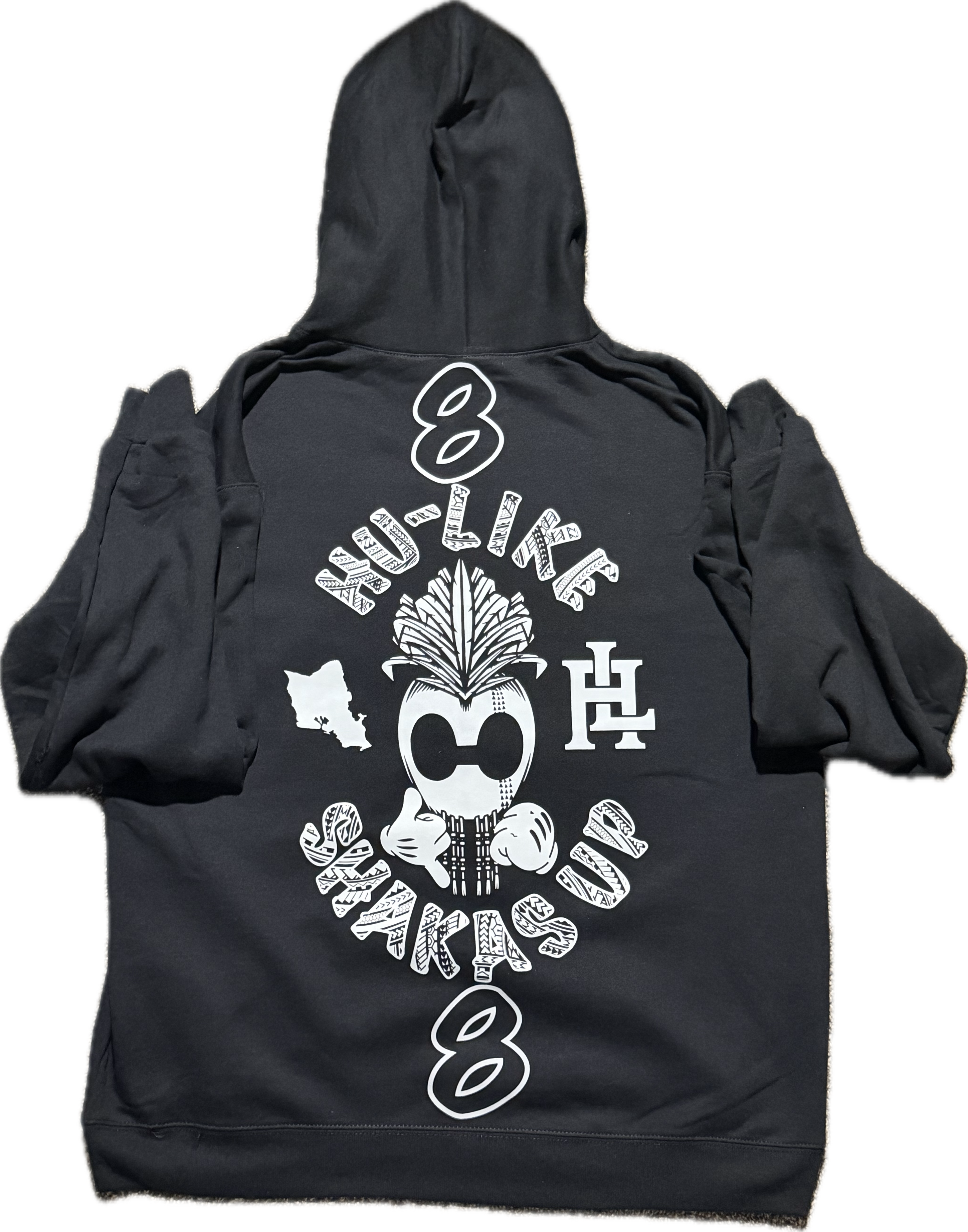 Shakas Up Hoodies ( Rep your island ) OAHU